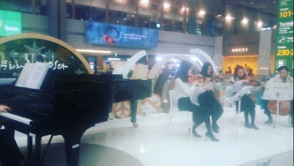 Public piano in Incheon, South Korea