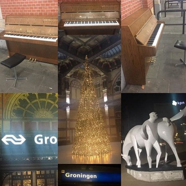 Public piano in Groningen, Groningen, Netherlands