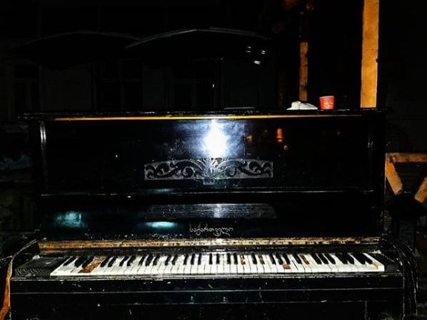 Public piano in Borjomi Municipality, Samtskhe-Javakheti, Georgia