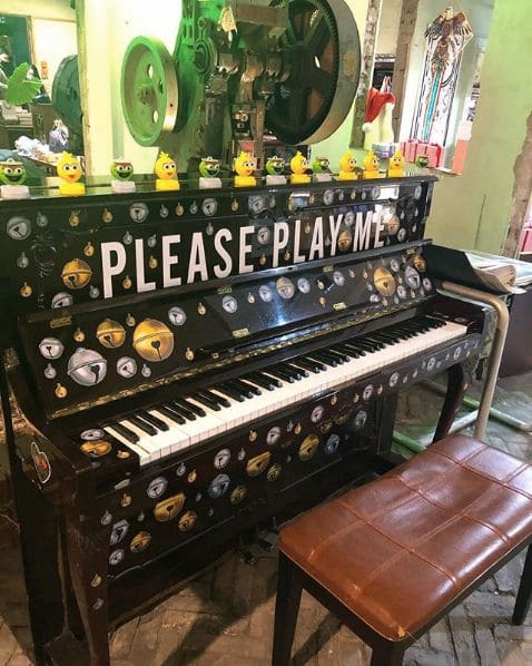 Public piano in Busan, South Korea