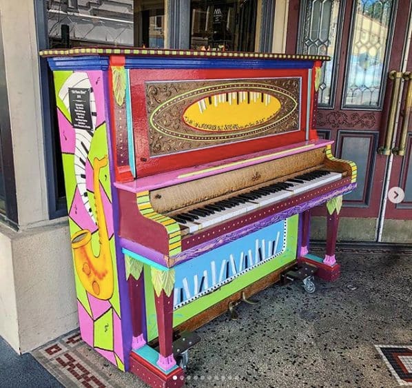 Public piano in Volusia County, Florida, United States