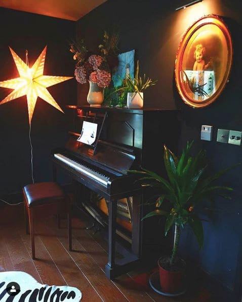 Public piano in Powys, Wales, United Kingdom