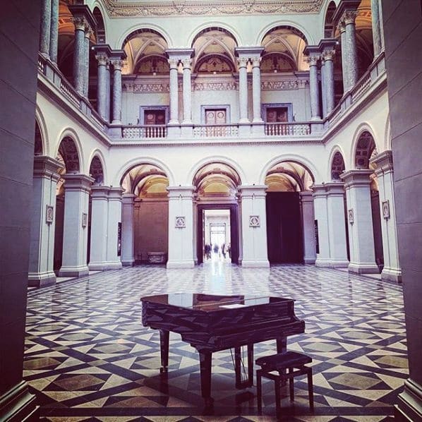 Public piano in Budapest, Hungary