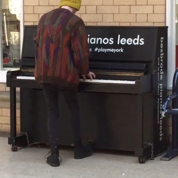 Public piano in Hambleton, England, United Kingdom