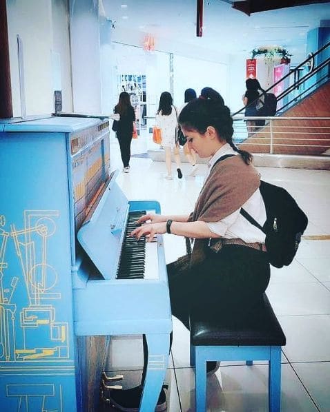 Public piano in Kuala Lumpur, Malaysia
