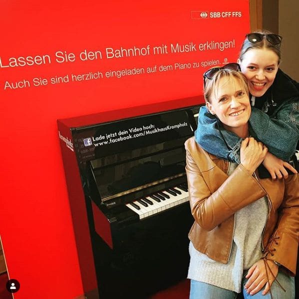 Public piano in Zurich, Zurich, Switzerland