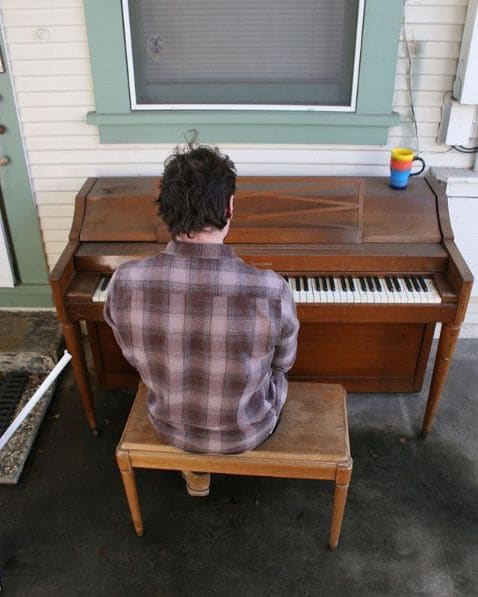 Public piano in Santa Cruz County, California, United States