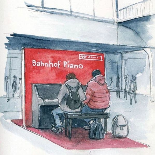 Photo of Luzern, Switzerland at Bahnhof Luzern, Bahnhofplatz, Neustadt, Lucerne, 6002, Switzerland