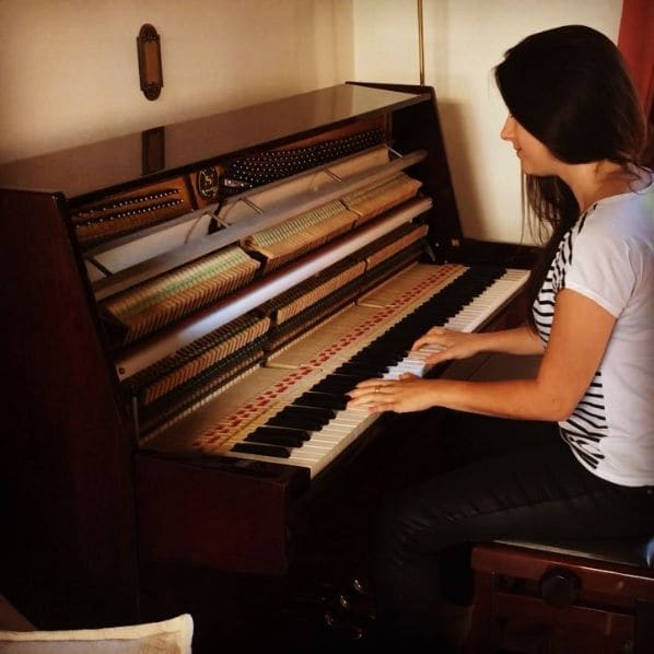 Public piano in Novo Hamburgo, Rio Grande do Sul, Brazil
