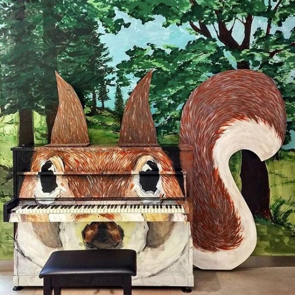 Public piano in Copenhagen, Capital Region of Denmark, Denmark