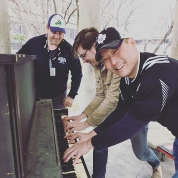 Public piano in Toronto, Ontario, Canada