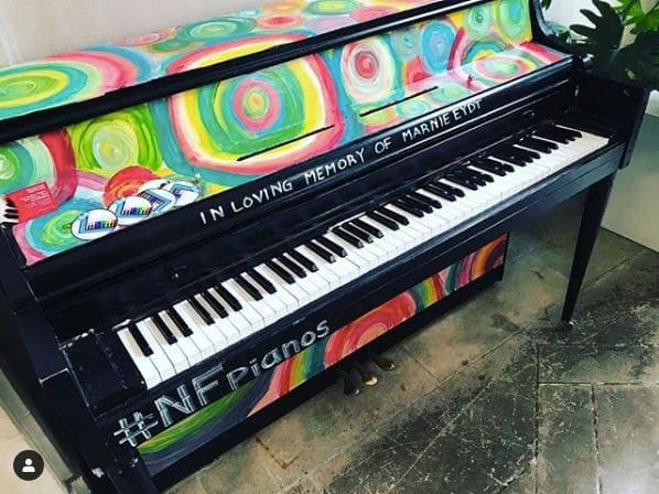 Public piano in Niagara Falls, New York, United States