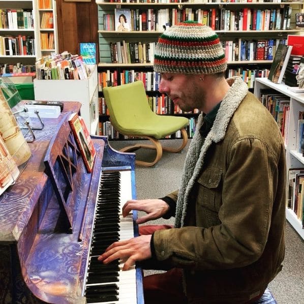 Public piano in Whitehorse, Yukon, Canada