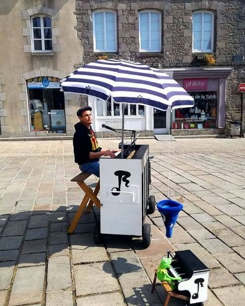 Public piano in Loire-Atlantique, Pays de la Loire, France