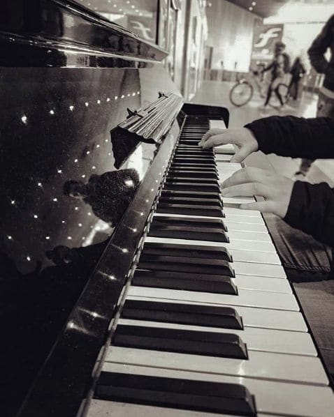 Public piano in Rome, Lazio, Italy