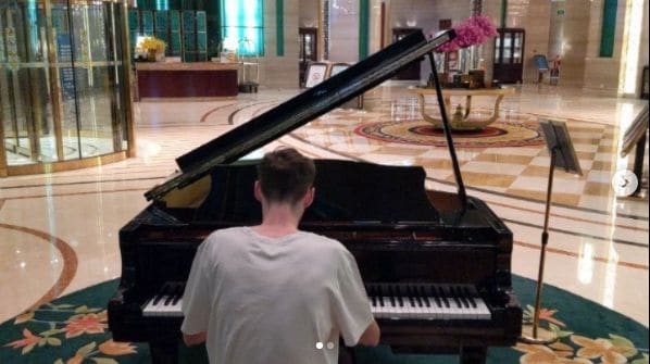 Public piano in Jiang'an District, Hubei, China