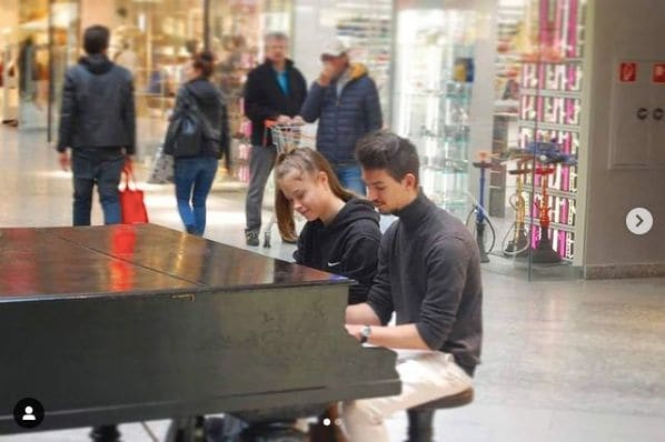 Public piano in Schoren, Vorarlberg, Austria