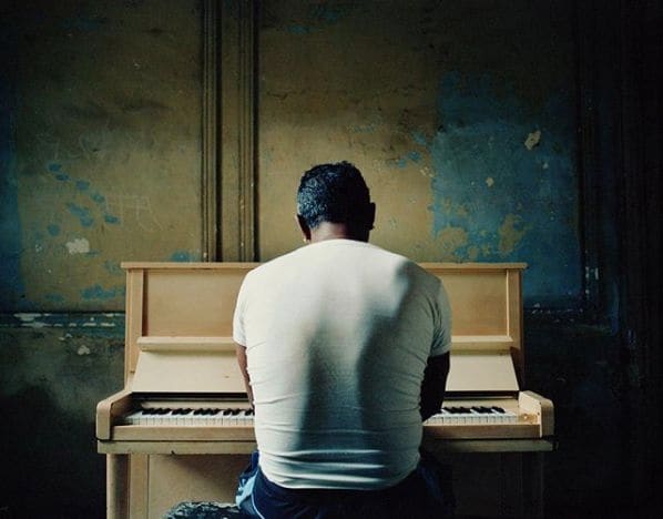 Public piano in Havana, Cuba