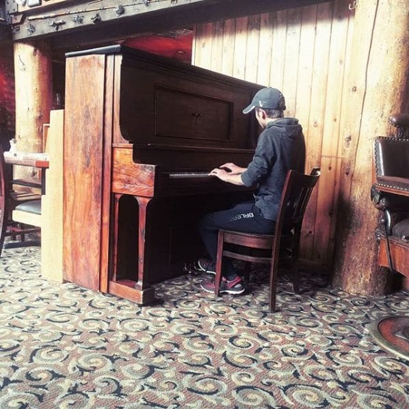 Public piano in Teton County, Wyoming, United States
