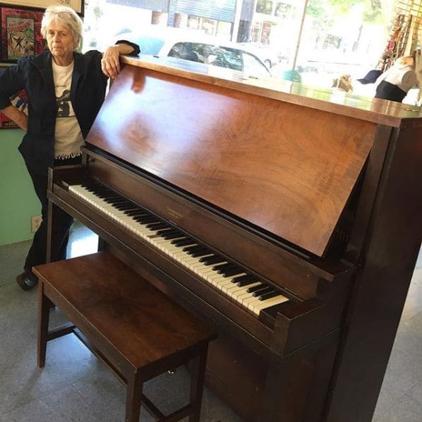 Public piano in Lane County, Oregon, United States