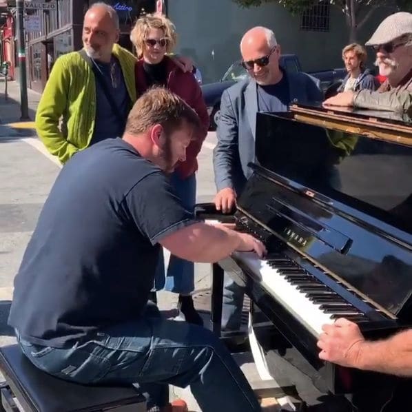 Public piano in San Francisco, California, United States
