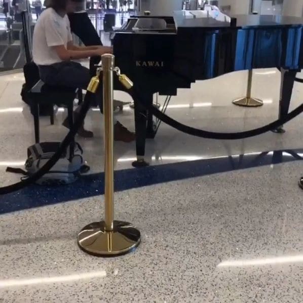 Public piano in Los Angeles, California, United States