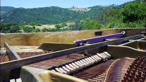 Public piano in Los Angeles County, California, United States