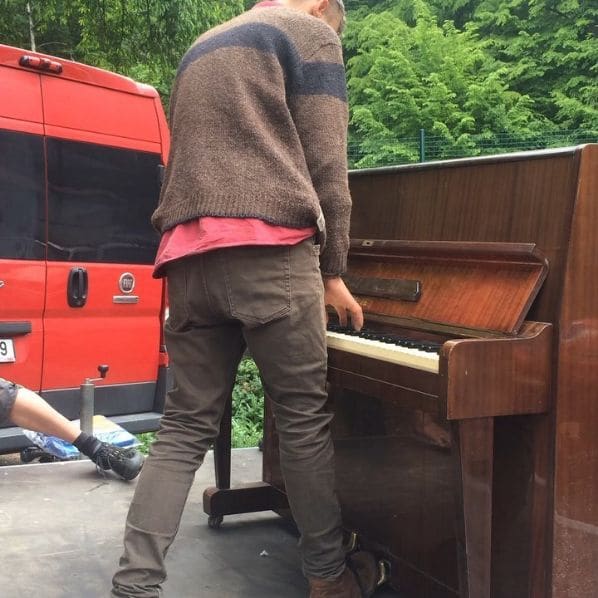 Public piano in Plzeňský kraj, Southwest, Czechia