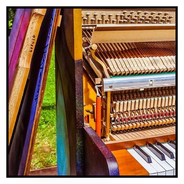 Public piano in Hauts-de-Seine, Ile-de-France, France