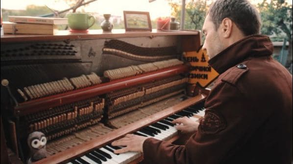 Public piano in Boryspil Raion, Kyiv Oblast, Ukraine