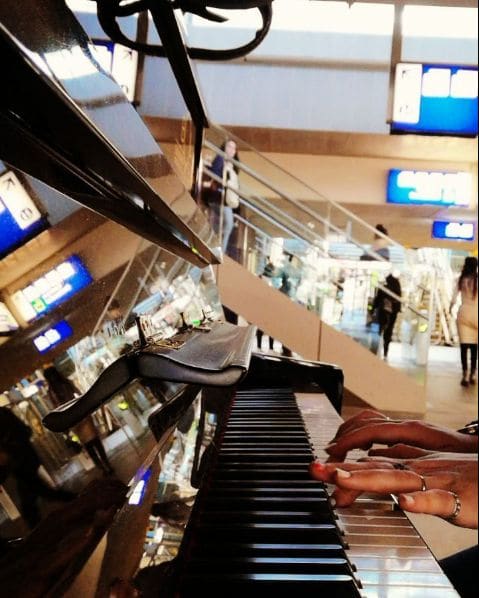 Public piano in North Holland, Netherlands