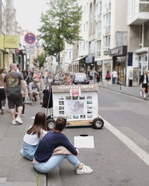 Public piano in Cologne, North Rhine-Westphalia, Germany