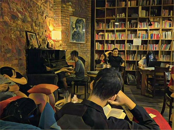 Public piano in Hanoi, Vietnam
