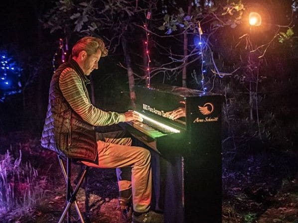 Public piano in Kreis Recklinghausen, North Rhine-Westphalia, Germany
