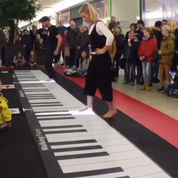 Public piano in Turkey