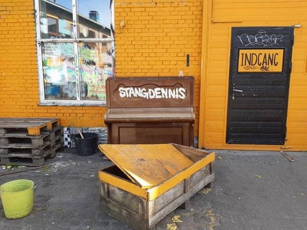 Public piano in Copenhagen, Capital Region of Denmark, Denmark