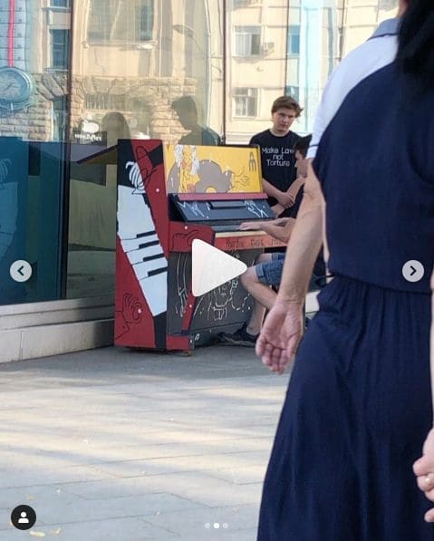 Public piano in Kharkiv, Kharkiv Oblast, Ukraine