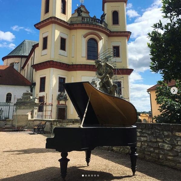 Public piano in Pardubický kraj, Northeast, Czechia