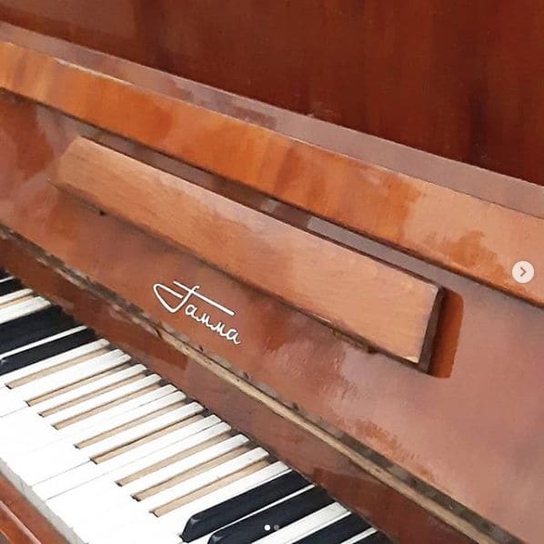 Public piano in Izhevsk, Udmurtia, Russia