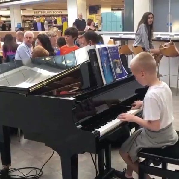 Public piano in Baghdad, Baghdad Governorate, Iraq