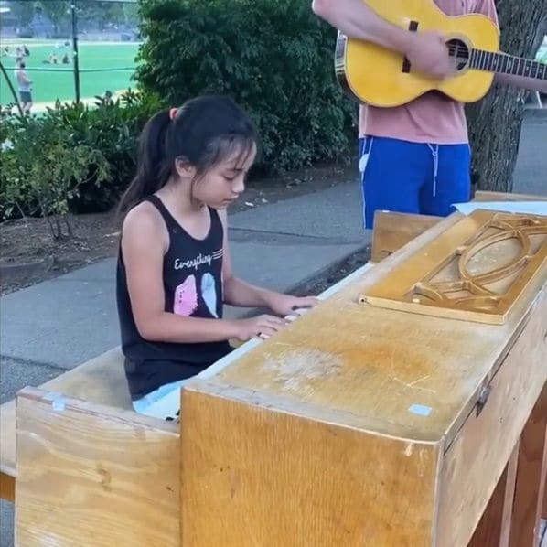 Public piano in Seattle, Washington, United States