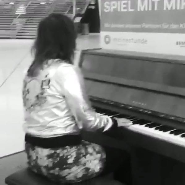 Public piano in Cologne, North Rhine-Westphalia, Germany