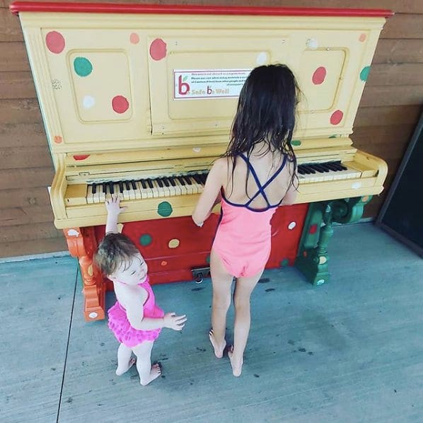 Public piano in Kings County, Nova Scotia, Canada