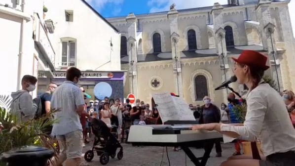 Public piano in Loire-Atlantique, Pays de la Loire, France