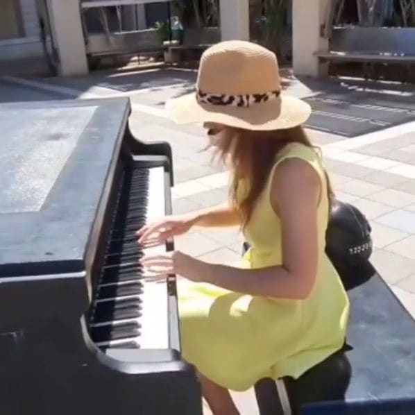 Public piano in Hadera, Haifa District, Israel