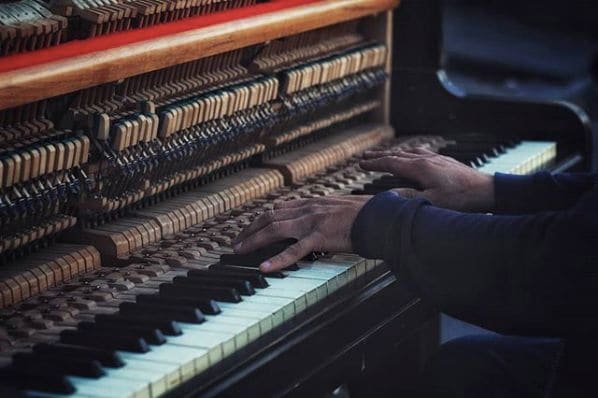 Public piano in Kharkiv, Kharkiv Oblast, Ukraine