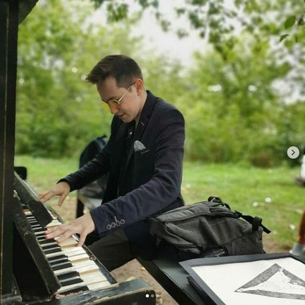 Public piano in Minsk, Belarus