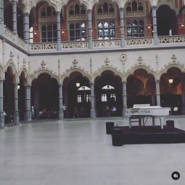 Public piano in Antwerp, Antwerp, Belgium