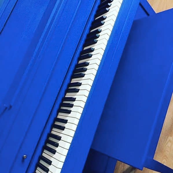 Public piano in Simcoe County, Ontario, Canada
