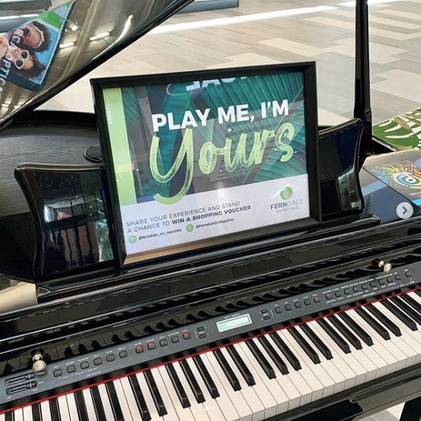 Public piano in Randburg, Gauteng, South Africa